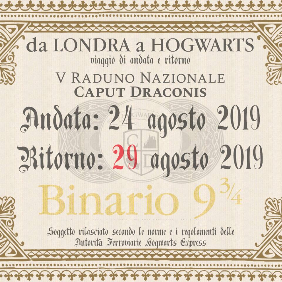 Annunciate le date del Raduno Caput Draconis 2019