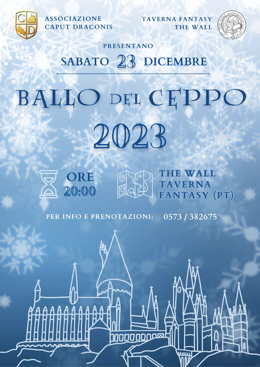 ballo del ceppo alla taverna the wall pistoia sabato 23 dicembre 2023