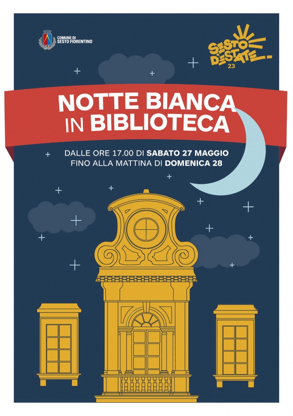 notte bianca alla biblioteca di sesto fiorentino sabato 27 maggio 2023