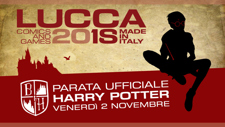 Parata ufficiale Harry Potter Lucca Comics & Games 2018