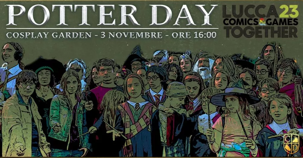 raduno cosplay harry potter al potter day venerdì 3 novembre 2023 a lucca comics and games