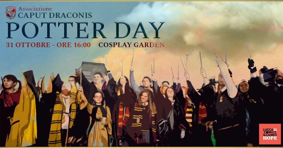 Potter Day lunedì 31 ottobre lucca comics and games 2022